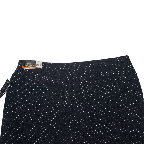 George tessuto super elasticizzato Capris donna più pull on pois taglia 22W-24W - Foto 4 di 12