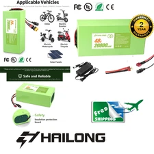 EBike Battery 24V 36V 48V 52V 60V E Scooter Battery For 200W-1000W motor