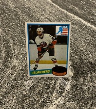 1980-81 Topps Hockey Ken Morrow Rookie Card NrMT/MT Well Centered Team USA. rookie card picture