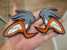Angry Agressive Bird Badges Emblem Multicolor for 5.0 Side Fender Unique