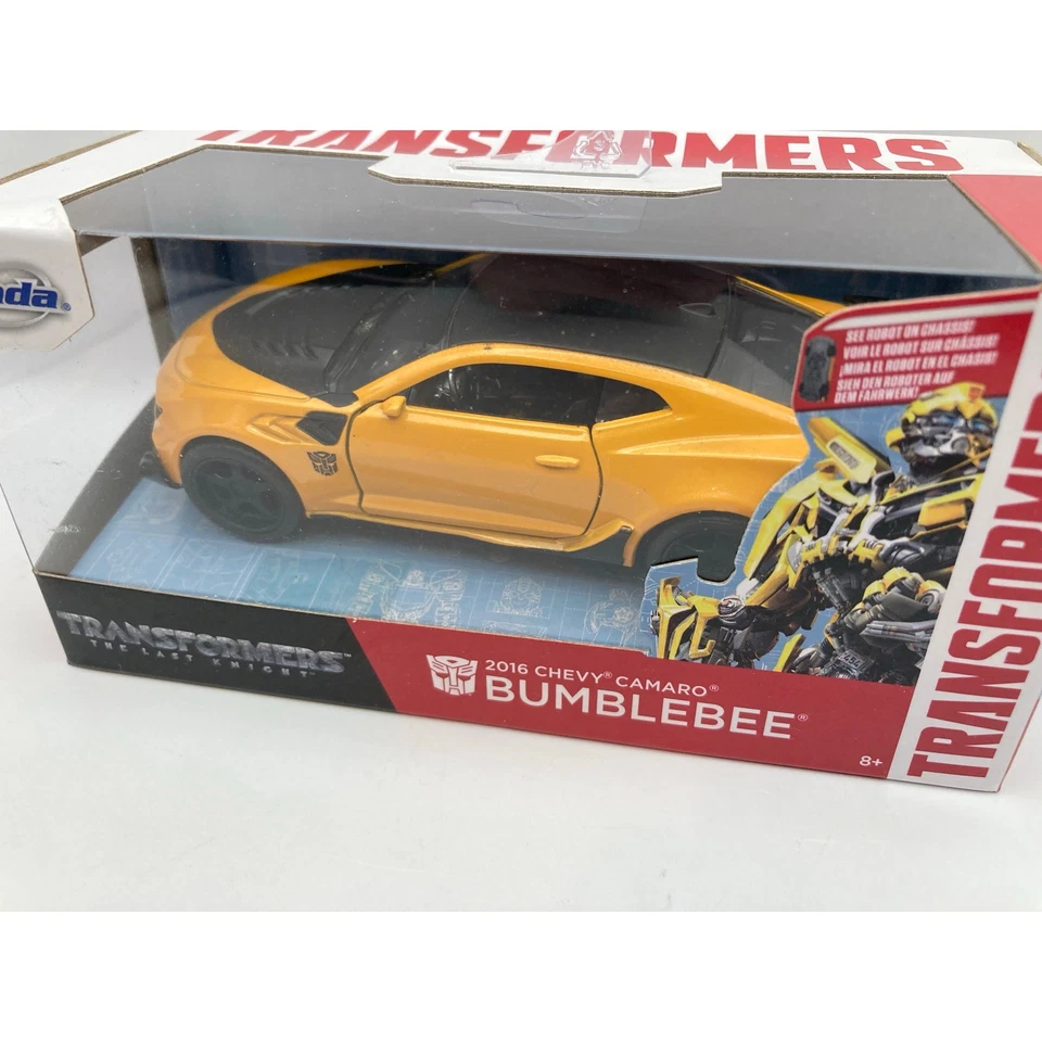 Jada Toys Transformers Bumblebee 2016 Chevy Camaro The Last Knight NIP - Image 3 of 4