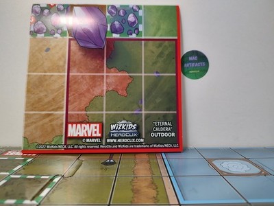 Heroclix X-Men: X of Swords OP set 2-Sided Map! Eternal Caldera / Fae Dungeons