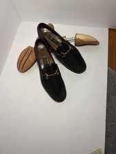 Gucci Men's Horsebit 1953 loafer Size US 9 Black Calf Leather