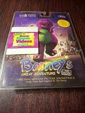 Barney's Great Adventure Movie Soundtrack Cassette Unopened Sealed