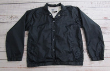 Dickies Dark Navy Blue Lined Nylon Windbreaker Jacket Youth Boys Large 14/16