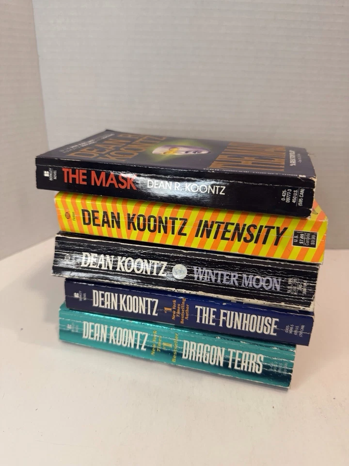 DEAN KOONTZ Huge Lot of 21 Paperback Horror Suspense Novels Foto 2 de 4