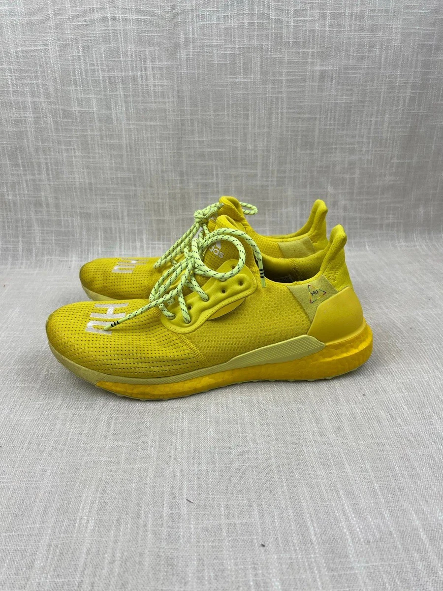 adidas Pharrell x Solar Hu Glide Bright Yellow | eBay display picture 1