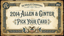 2014 Topps Allen & Ginter Base Pick a Card #1-100 You Choose **FREE SHIPPING**