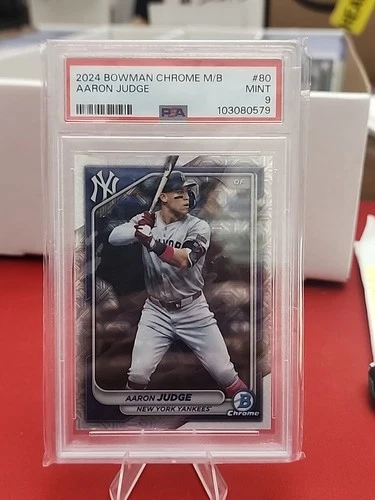 2024 Bowman Chrome AARON JUDGE Mega Box Mojo #80 Yankees PSA 9