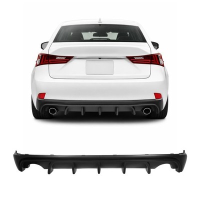 ALMULOO Rear Bumper Diffuser Compatible with 2014-2016 Lexus IS250 IS350 IS20...