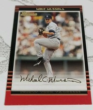 2002 Bowman Gold #70 Mike Mussina New York Yankees Baseball Card 
