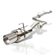 For 99-06 Honda Civic Ekek9 Hatchback Stainless Catback Exhaust Muffler 4.5tip