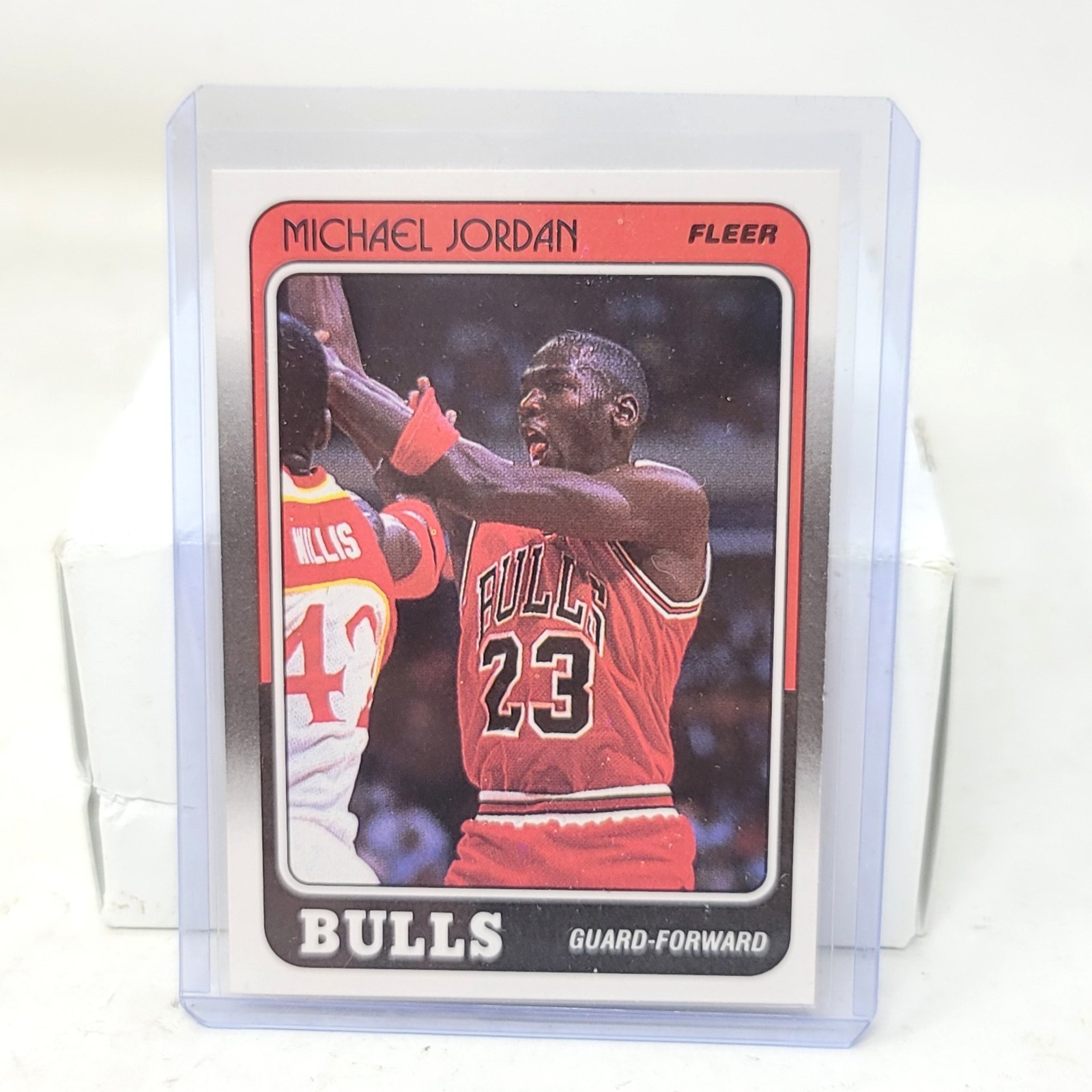 1988-89 Fleer NBA Basketball Card #17 - Michael Jordan Chicago Bulls