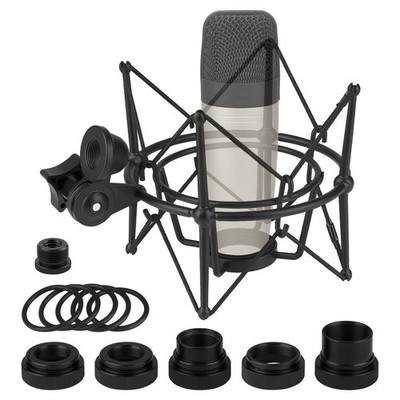 Geekria Shock Mount Mic Holder for Samson C01, C01U Pro, C03U, CL7A (Metal)