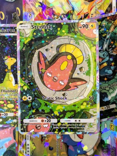 Stunfisk Proxy aplicación de tarjeta de bolsillo tcg juego de resortes aislados - Imagen 1 de 3