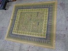 Antique 1930s Wpa Milwaukee Whimsical Fantasy Tapestry Linen Cloth Folk Art Vtg