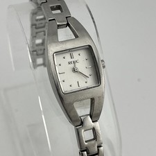 Relic Watch Women 18mm Case Silver 6.5" Band ZR33543 - New Battery