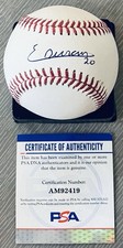 RARE EZEQUIEL DURAN W#20 LICENSED PSA/DNA AUTHENTICATED SIGNED BASEBALL W/CERT