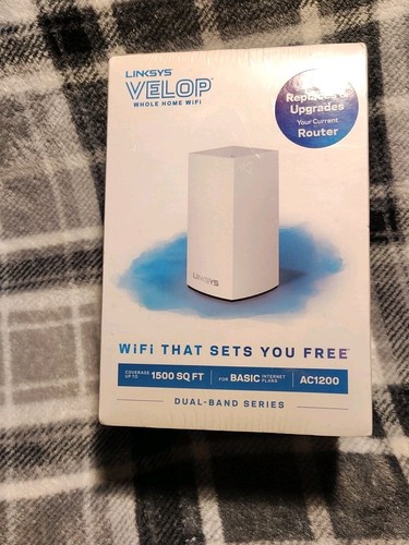 Linksys Velop Intelligent Mesh Wi-Fi System, 1-Pack White AC1200 - Picture 2 of 2