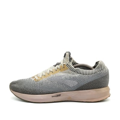 Brooks Damen Levitate 2 Sneaker Grau/Beige Strick Atmungsaktiv Laufschuh EU 42