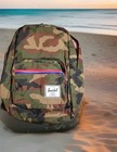 Herschel Supply Backpack Pop Quiz Woodland Camo Bag Laptop Tablet Sleeve Unisex