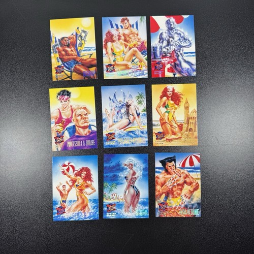 95 Ultra Fleer X Men Spring Break 141 - 149 Full Set Marvel Comics - Bild 1 von 3