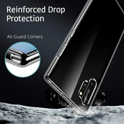 For Samsung Galaxy Note 10 Plus Case Shockproof Slim Crystal Clear Phone Cover - Picture 5 of 13