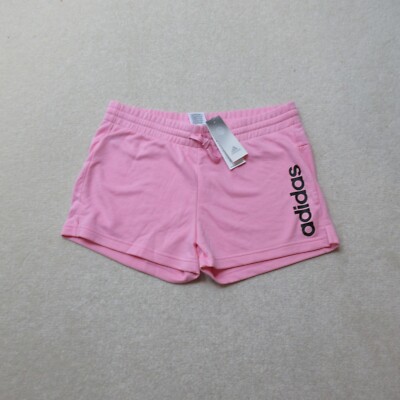 Adidas Shorts Damen Large rosa Sportbekleidung Trefoil Baumwollmischung Hot Pants neu mit Etikett