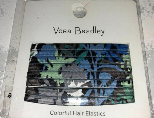 VERA BRADLEY Colorful Hair Elastics Ties Ponytails Set of 8 NIP Elastic #14234 - Picture 3 of 27