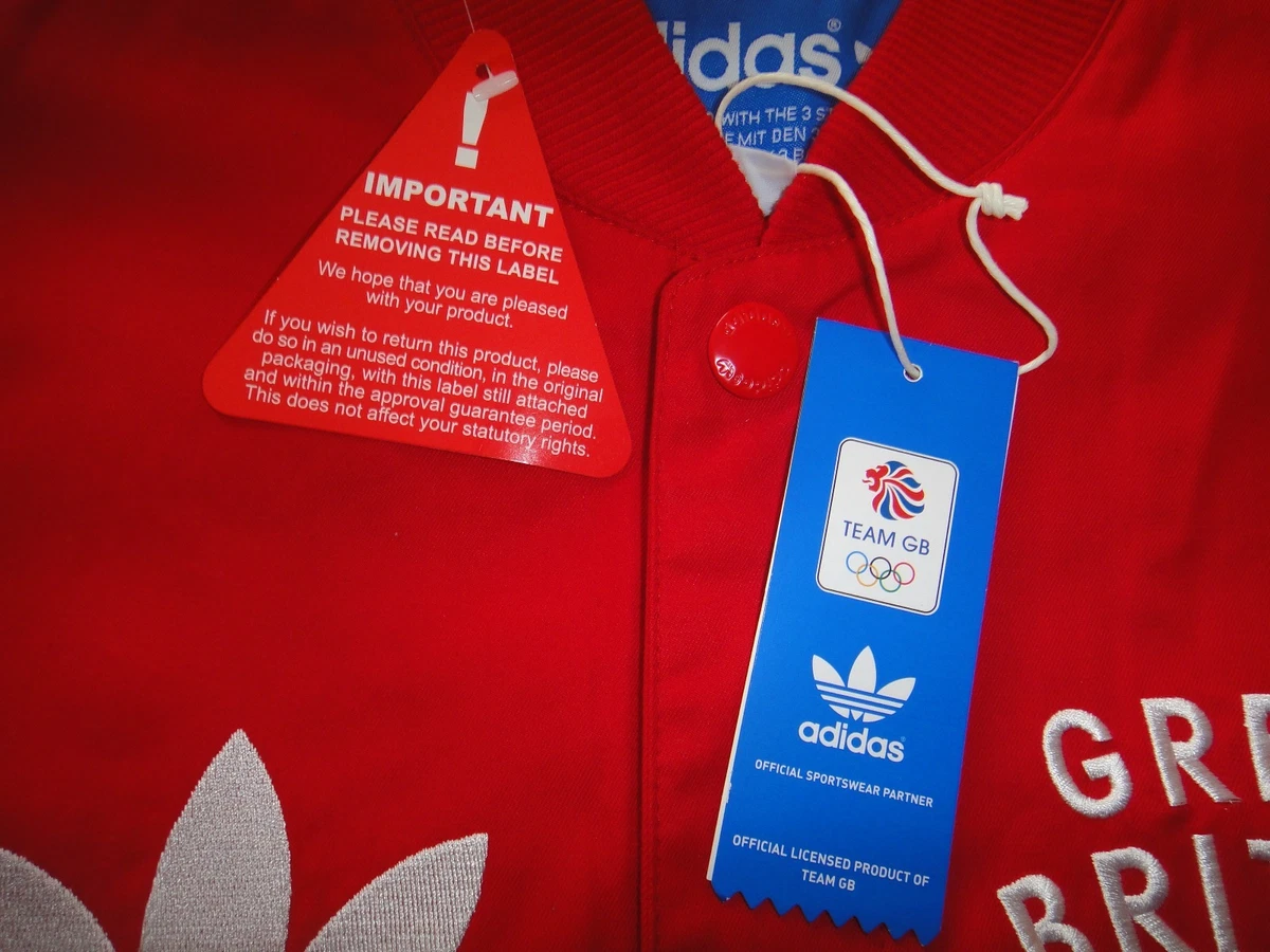 Adidas Originals Team GB Bomber Jacket Size S Very Rare