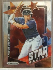 Xander Bogaerts 2021 Prizm STAR GAZING card #14 Boston Red Sox