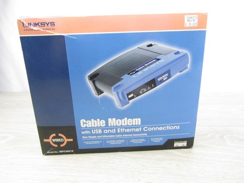 Linksys EtherFast Cable Modem & USB With Ethernet Connections BEFCMU10 NEW - 第 1/7 張圖片