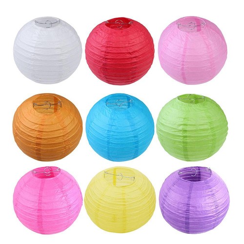 8" - 16" Paper Lanterns Lampshade Party Wedding Festival Christmas Decoration - Picture 1 of 17