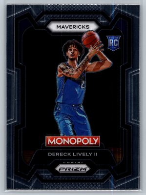 2023-24 Panini Prizm Monopoly #24 Dereck Lively II Rookie Dallas Mavericks