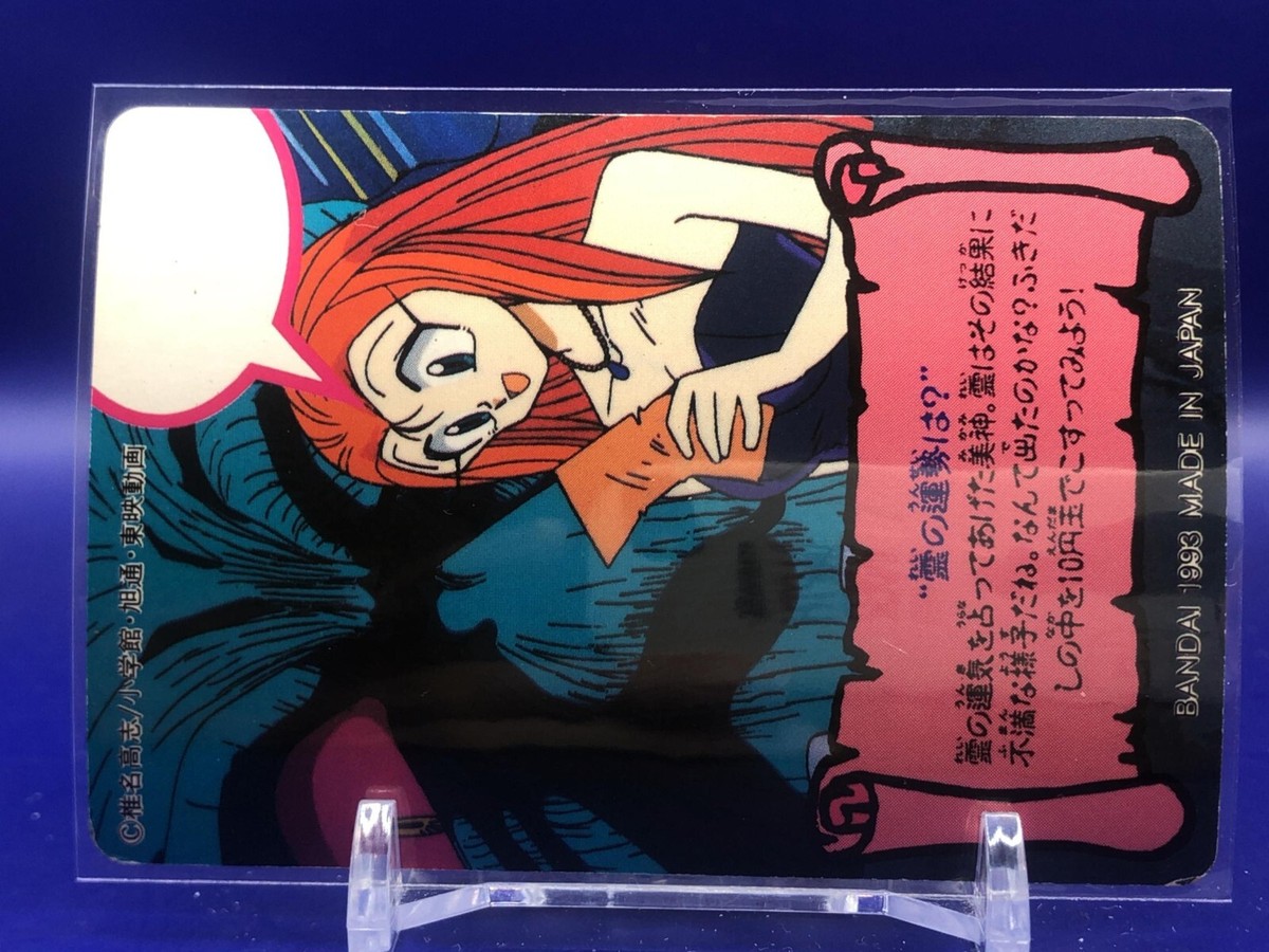 Meiko Shikigami Ghost Sweeper Mikami 19 Card Carddass Bandai 1993