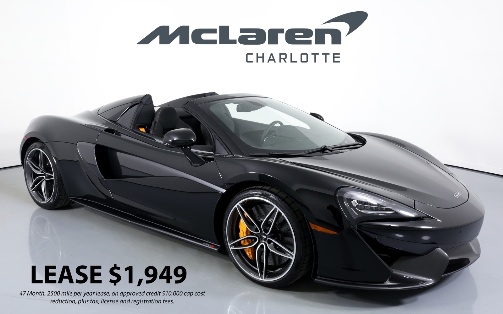 2020 MCLAREN 570S SPIDER 2020 MCLAREN 570S SPIDER, FIRE BLACK with 37 Miles available now!