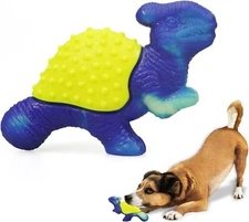 Dog Pet Chew Toys for Aggressive Chewers, Indestructible Nylon Dinosaur Gift