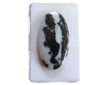 Zebra Jaspis - Jasper Cabochon 39x21,3 mm 37 ct. Nr. U30521