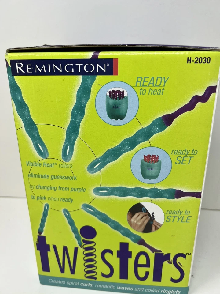 Juego de 20 rizadores de cabello REMINGTON TWISTERS gel flexible PROBADO USADO EN EXCELENTE ESTADO Foto 2 de 4