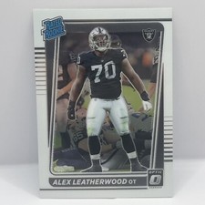 2021 Panini Donruss Football Alex Leatherwood Base RC #266 Las Vegas Raiders