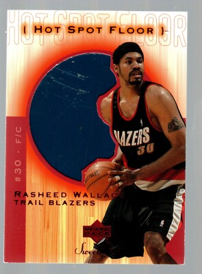 2001-02 Sweet Shot Hot Spot Floor #RWF Rasheed Wallace 