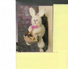 BUNNY KNOBBIE COVER HOME DECOR DIGEST SIZE CROCHET PATTERN INSTRUCTIONS