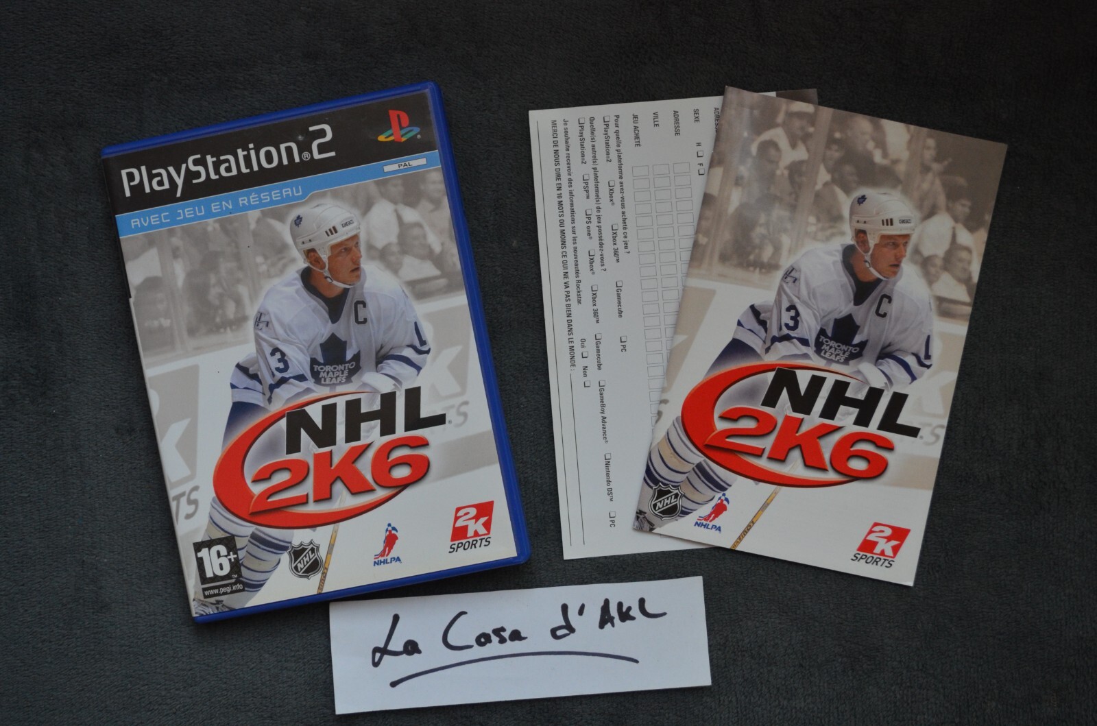 NHL 2K6 Hockey 2006 complet sur Playstation 2 - PS2 FR TTBE