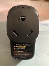 RV Surge Protector 30 Amp Adapter Circuit Analyzer with LED Indicator Light