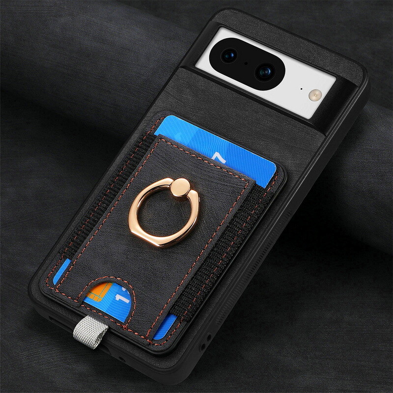 Wallet Leather Card Ring Stand Case For Google Pixel 8 7 Pro 7A Shockproof Cover