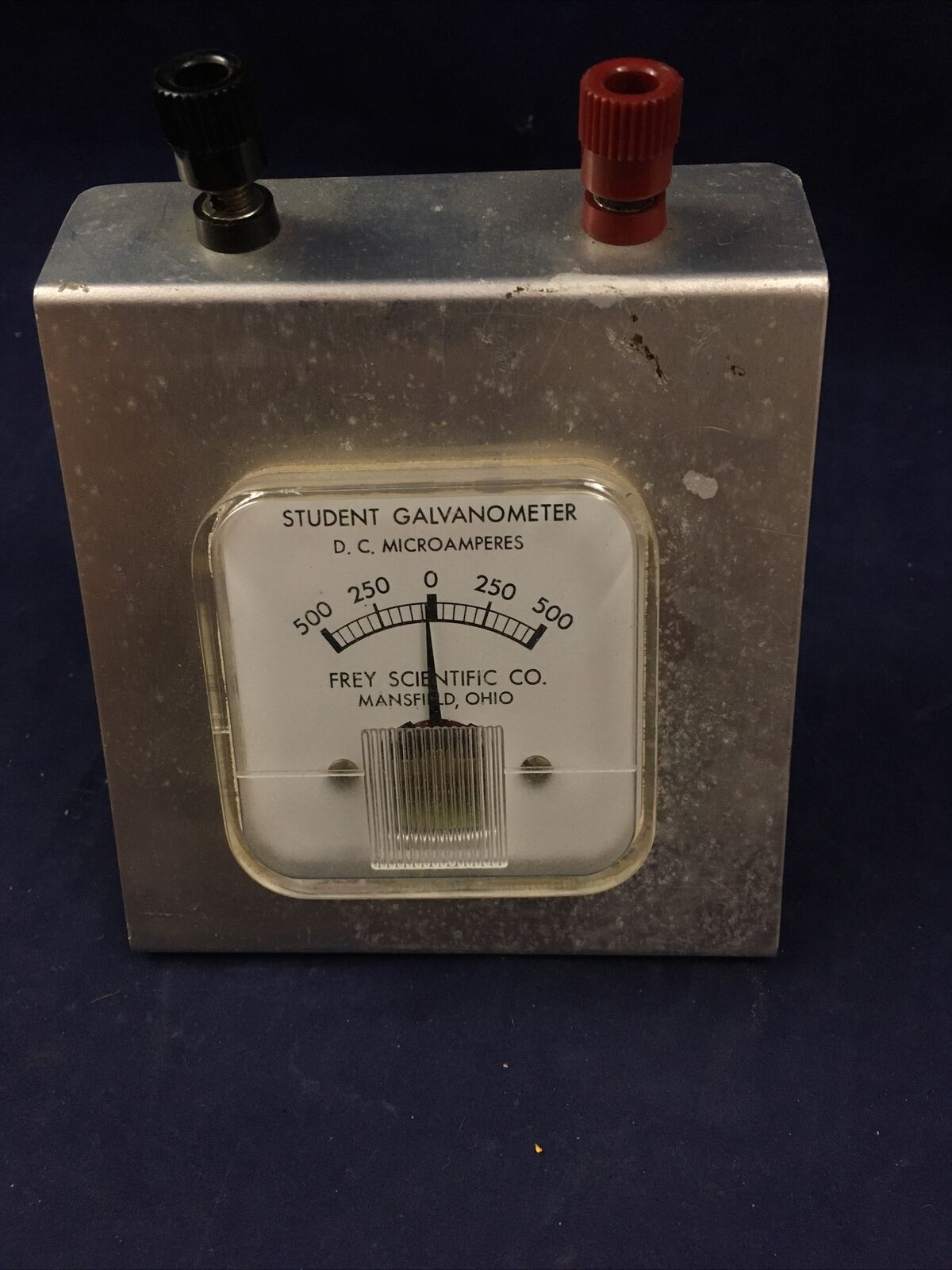 Vintage Frey Scientific student Galvanometer to 500 Popularity Aluminu -500 Los Angeles Mall
