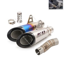 Exhaust System For Cf-moto 450ss 450sr 450nk 2022-25 Black Muffler Mid Link Pipe