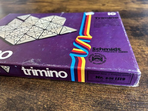 Trimino Legespiel Gesellschaftsspiel alte lila Ausgabe von Schmidt 605 1519 - Bild 4 von 5