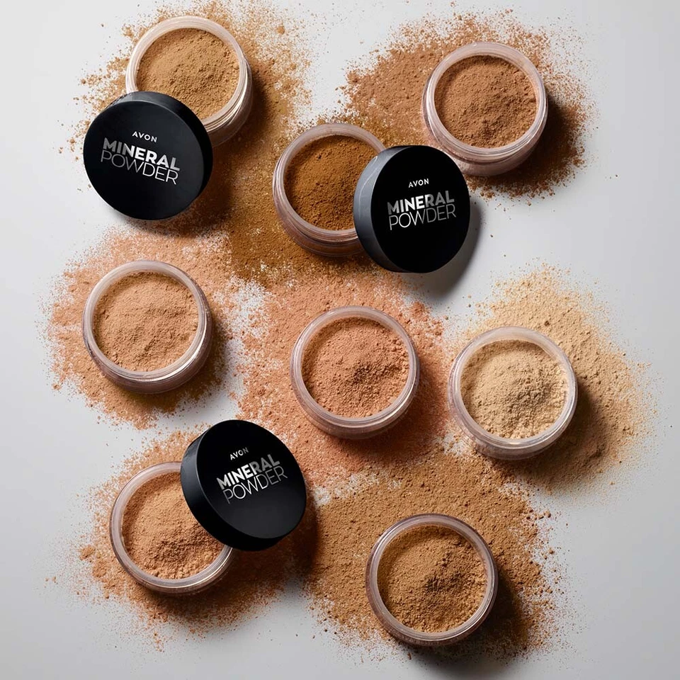 Avon Mineral Loose Powder Foundation SPF15 FREE SHIPPING in Box pick ur colors - Image 3 of 4