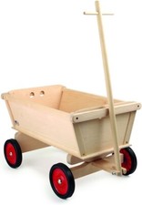 Small Foot Nature Hand Cart for Children Carry Food Game Role Play Exercise Fun
